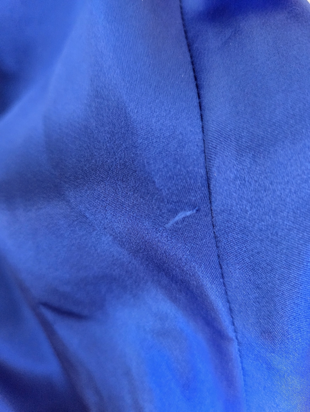 Bill Levkoff Blue Bridesmaid Short Dress Prom Wedding Size 10 - Picture 6 of 6